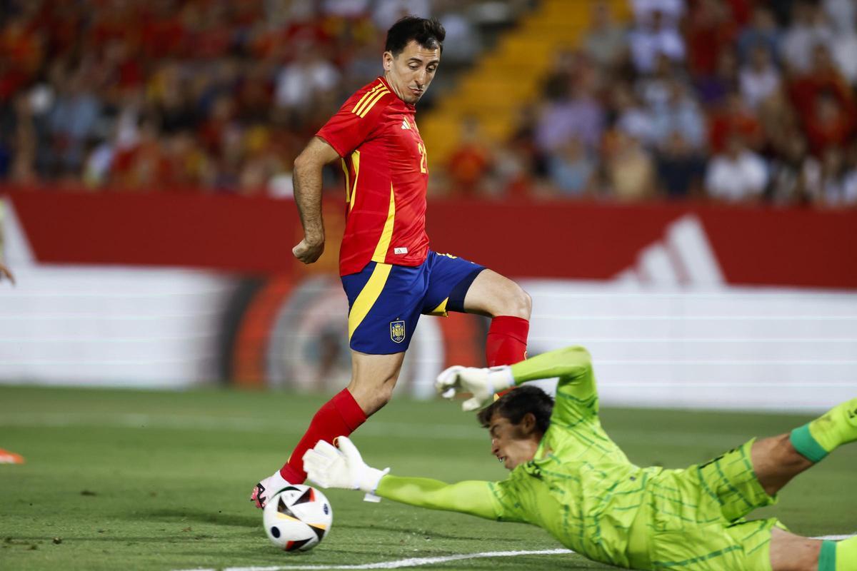 España - Andorra, el amistoso preparatorio para la Eurocopa de Alemania 2024, en imágenes.