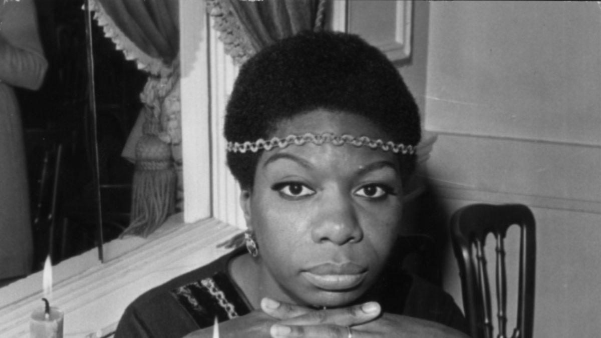 La cantante Nina Simone