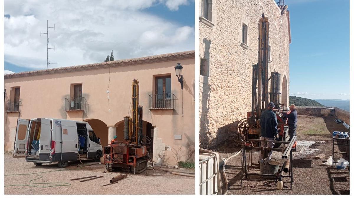 Una cavidad en el subsuelo provoca las grietas de la ermita de Sant Cristòfol en la Todolella