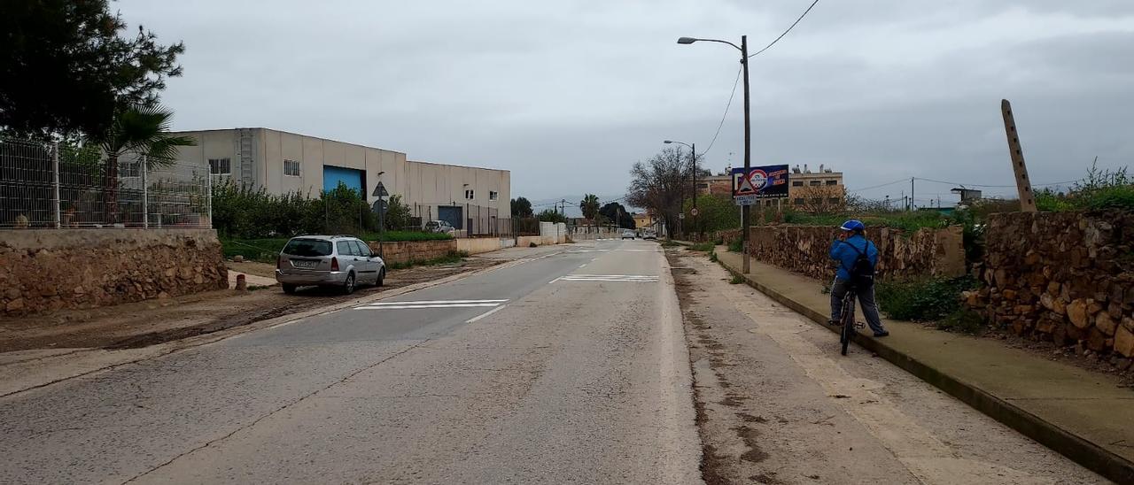 Carriles bici proyectados en Cabezo de Torres