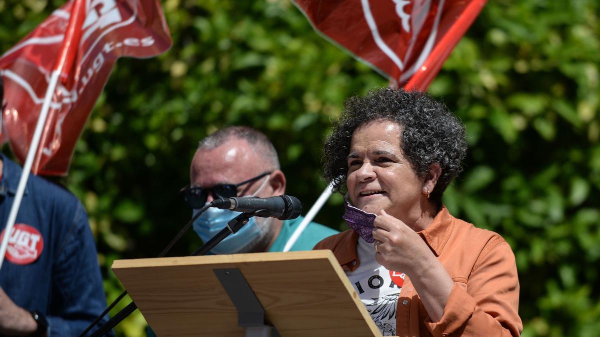 Manifestación del Primero de Mayo en Málaga capital