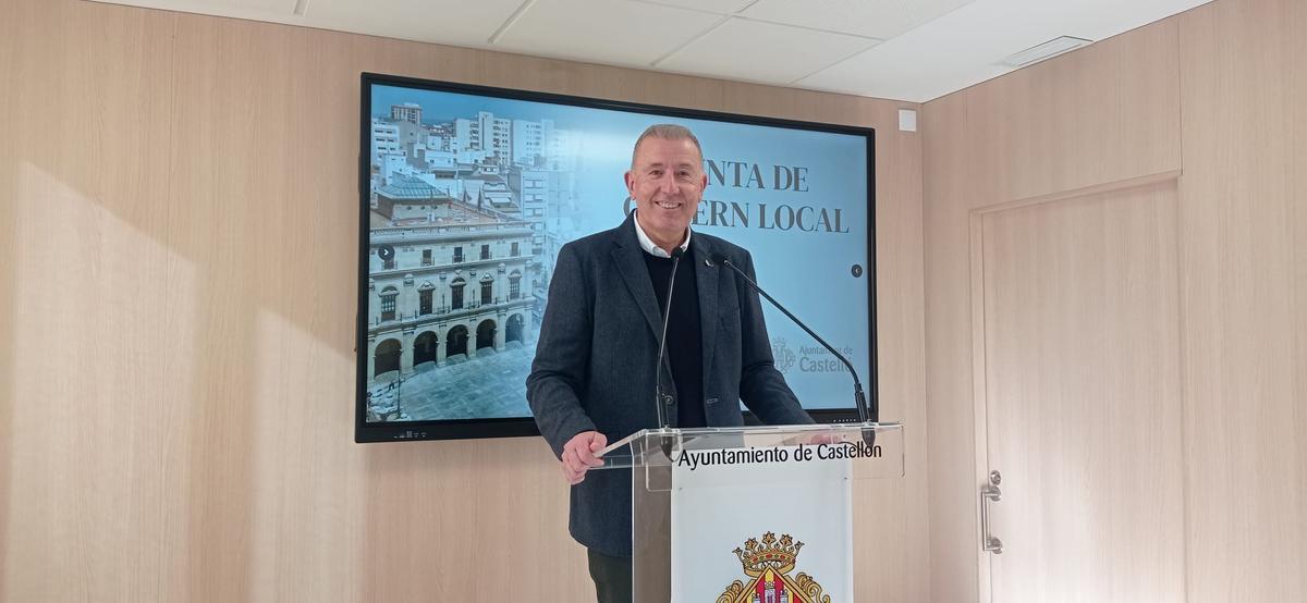 Vicent Sales es el portavoz del equipo de gobierno municipal de Castelló.