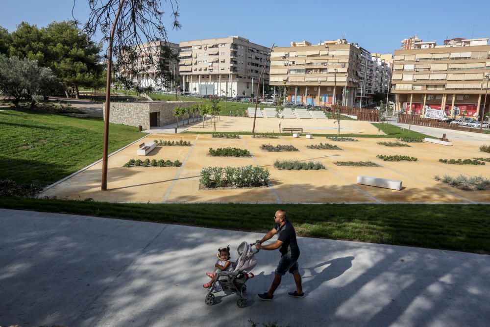 Así es el nuevo parque del barrio de Foietes en Benidorm