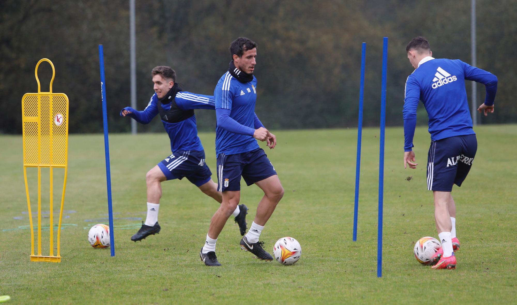 Las imágenes del entrenamiento del Oviedo