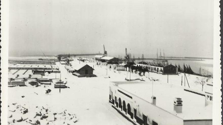 La última gran nevada en la ciudad de Castelló