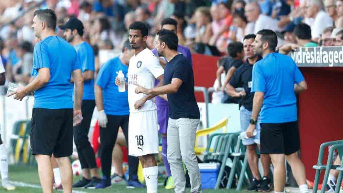 Xavi dirigió al Al-Sadd ante el Olot