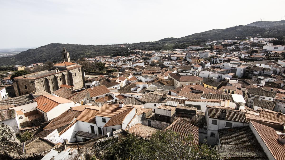 Panorámica de Montánchez.