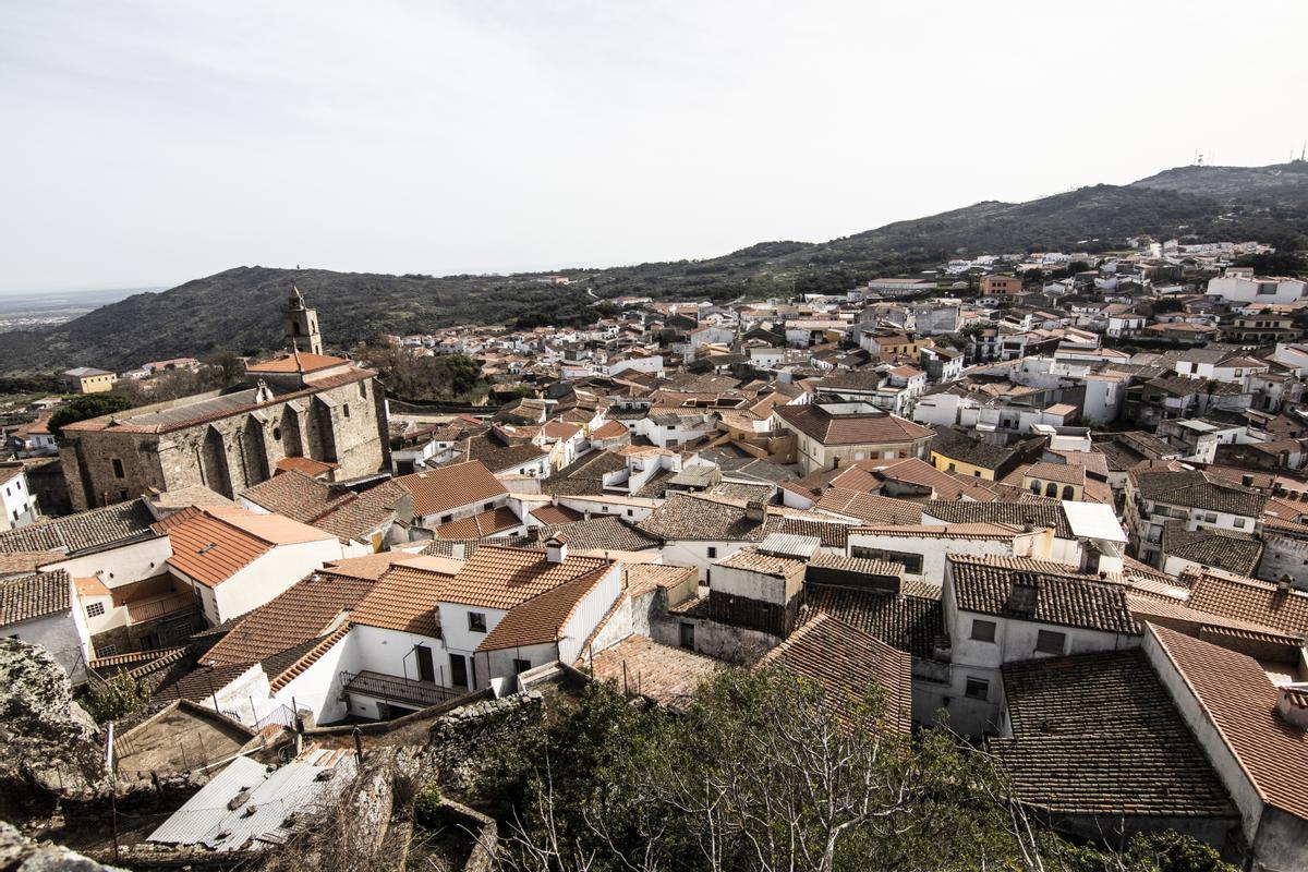 Panorámica de Montánchez.