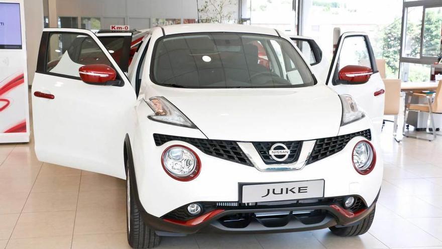 Uno de los vehículos Nissan Juke de edición especial que se pondrán en juego a partir de la próxima semana.