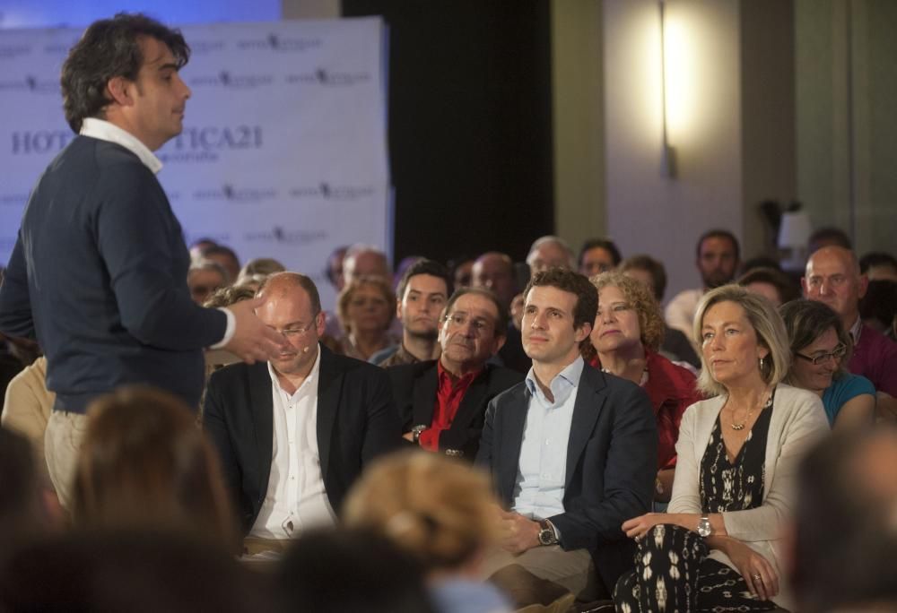 Pablo Casado en la presentación del PP coruñés