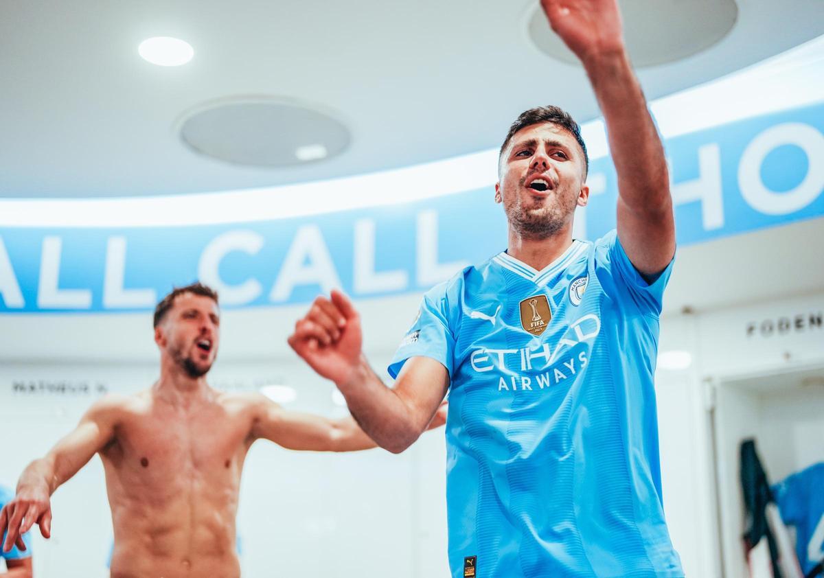 Las imágenes de la celebración del Manchester City, campeón de la Premier Las imágenes de la celebración del Manchester City, campeón de la Premier