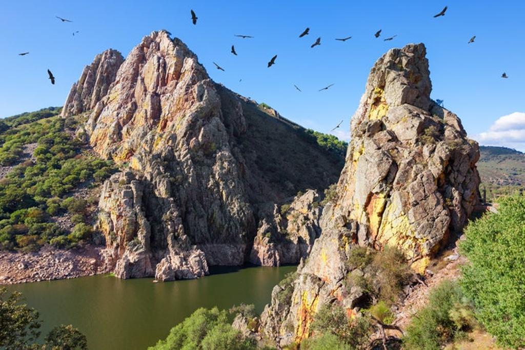 Mirador del Salto del Gitano en Monfrague, Extremadura, Cáceres