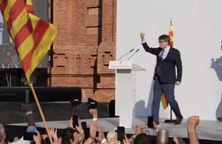 Puigdemont: “He vingut aquí per recordar-los que encara estem aquí”