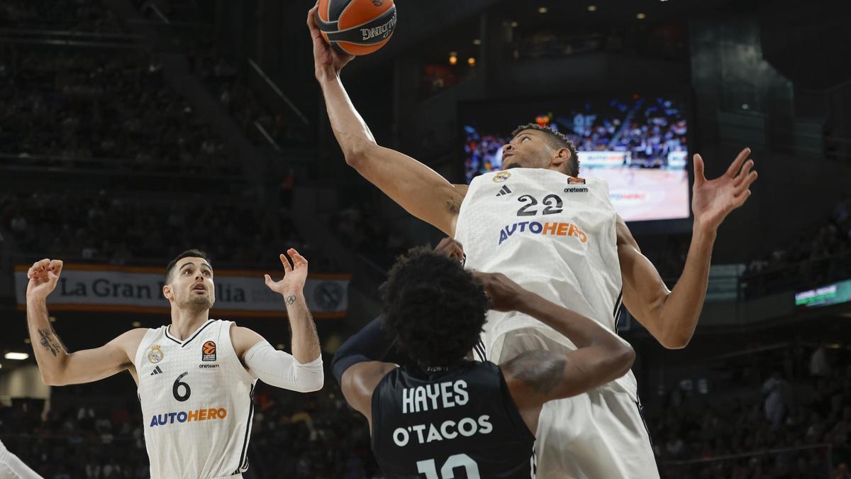 Real Madrid, en su victoria contra el París de la Jornada 33 de la Euroliga