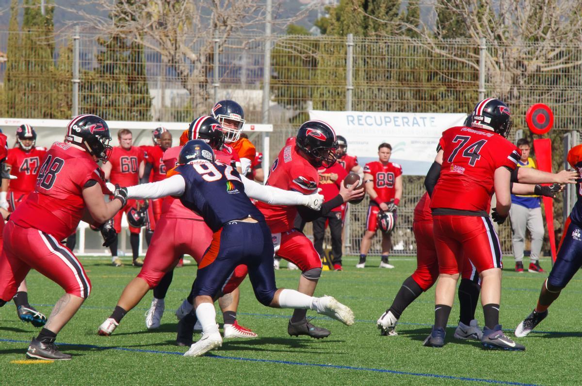 Fútbol americano. Mallorca Voltors - L'Hospitalet Pioners