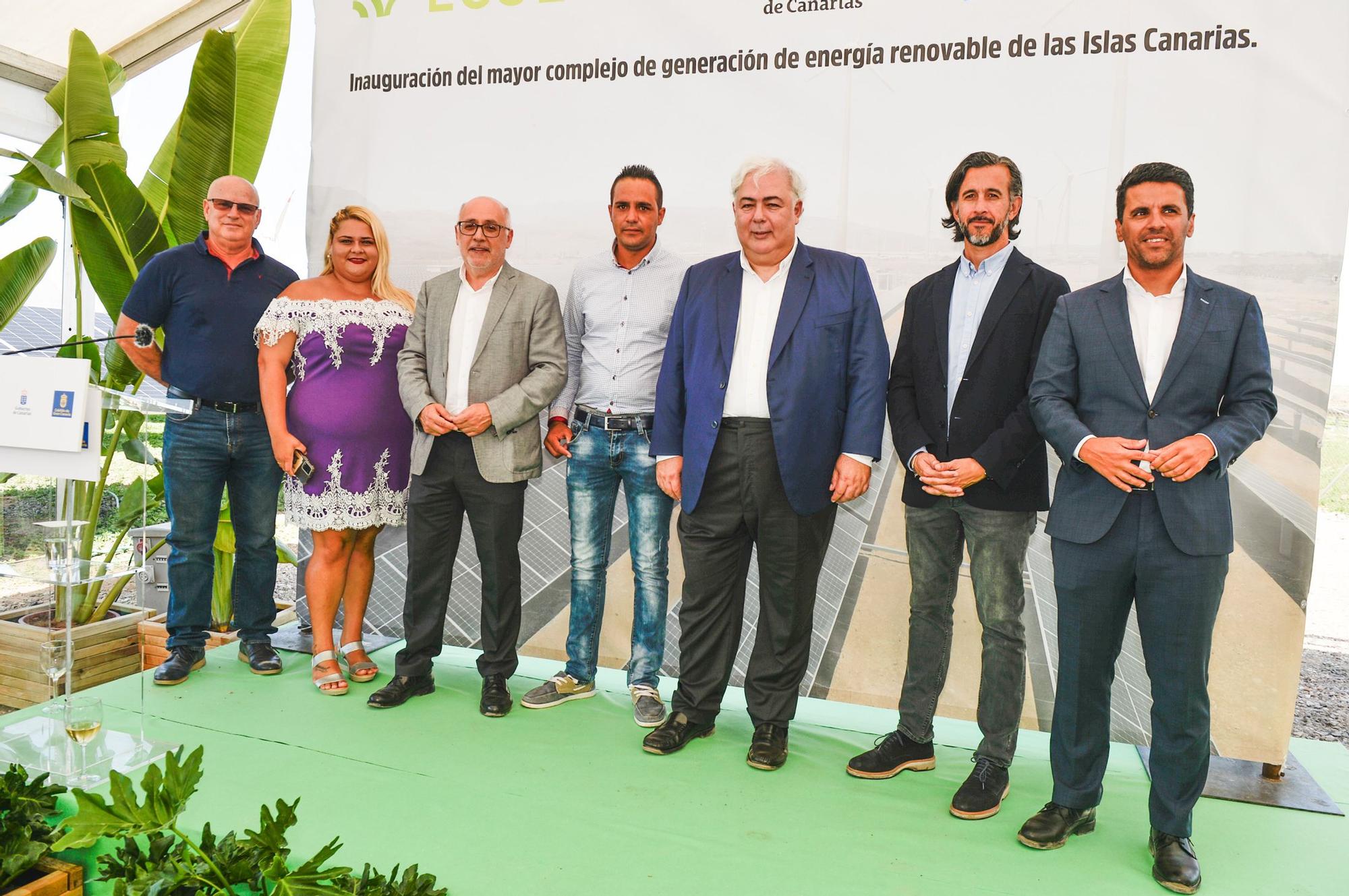 Inauguración del mayor complejo de generación de energía renovable de Canarias