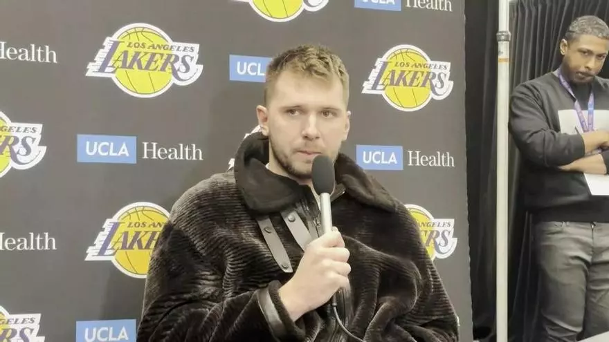 Doncic, sobre su primer aniversario como jugador de los Lakers: "Ha sido un año muy bueno"