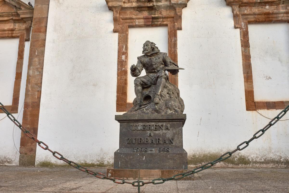 Estatua de Francisco de Zurbarán