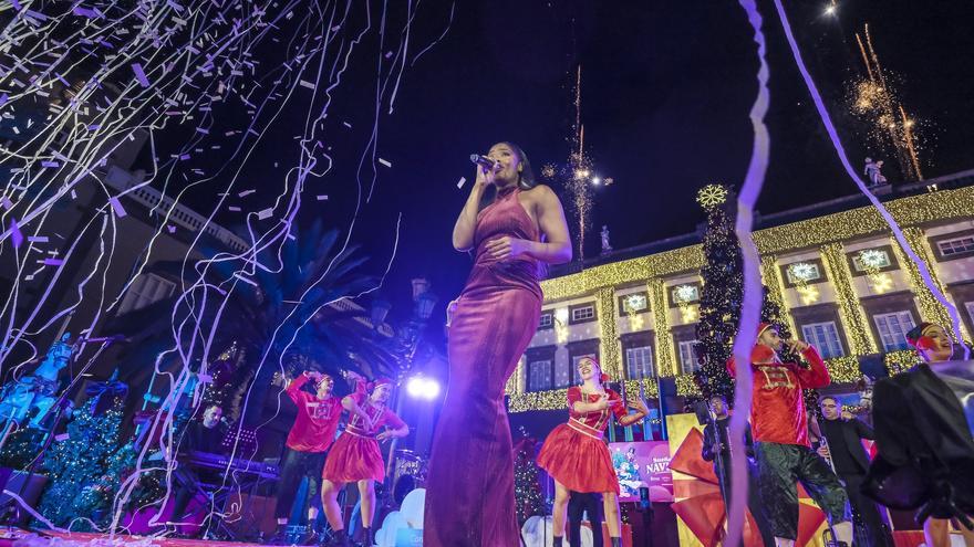 Encendido de la Navidad en Las Palmas de Gran Canaria.