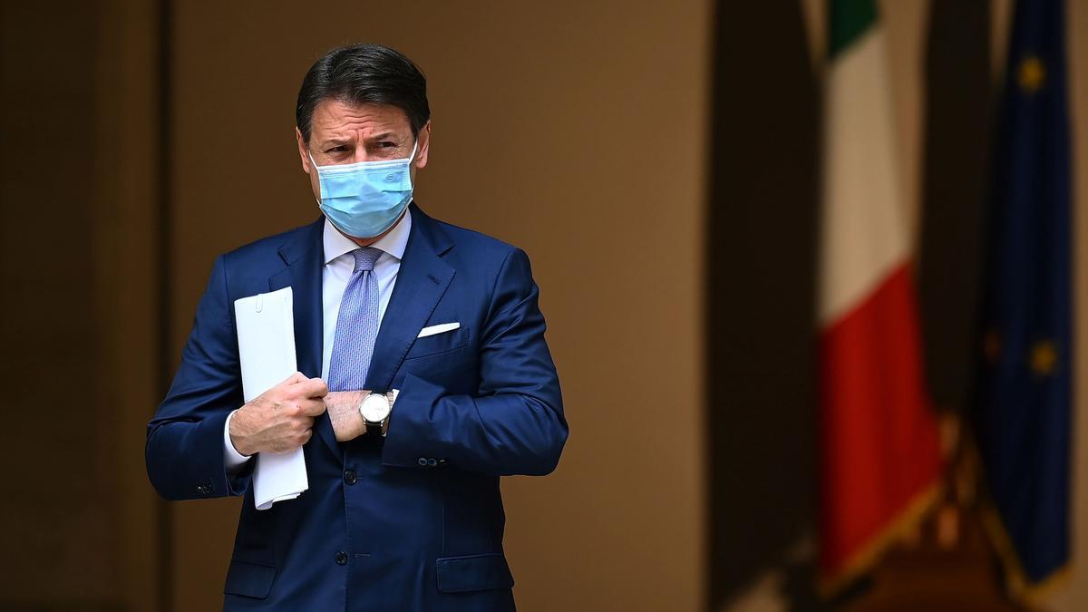 El primer ministro italiano Giuseppe Conte