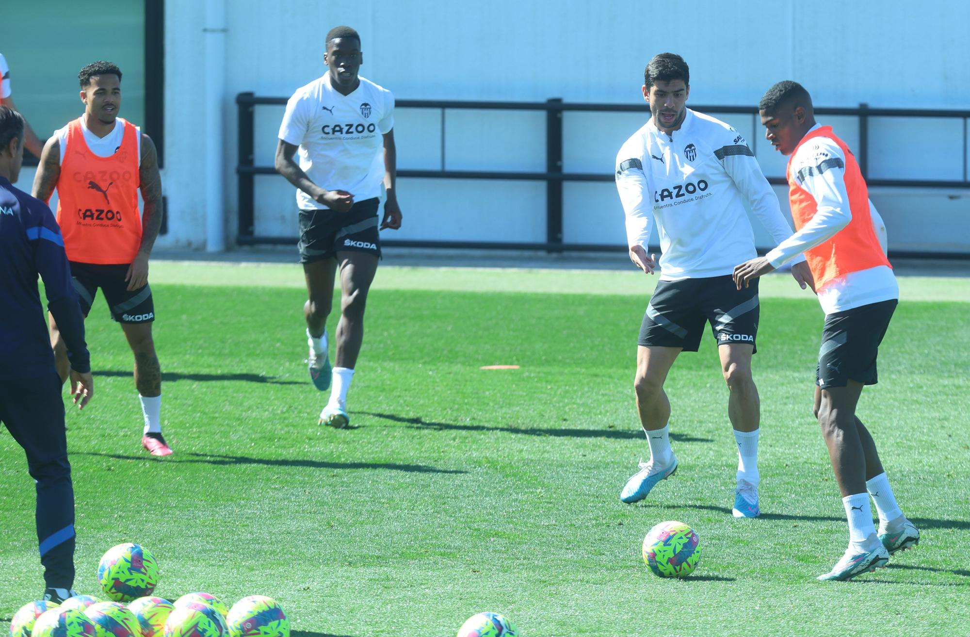 Así ha sido el entrenamiento del Valencia CF