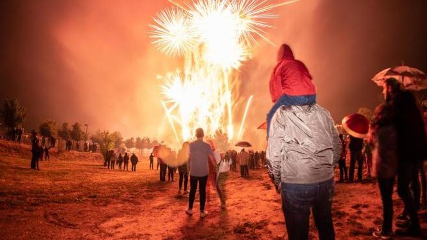 El piromusical al Parc de les Aigües de Figueres en la passada edició