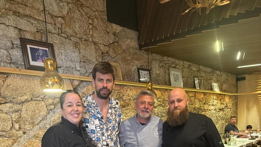 Piqué, de fiesta y comida en la ciudad por el ascenso del Andorra