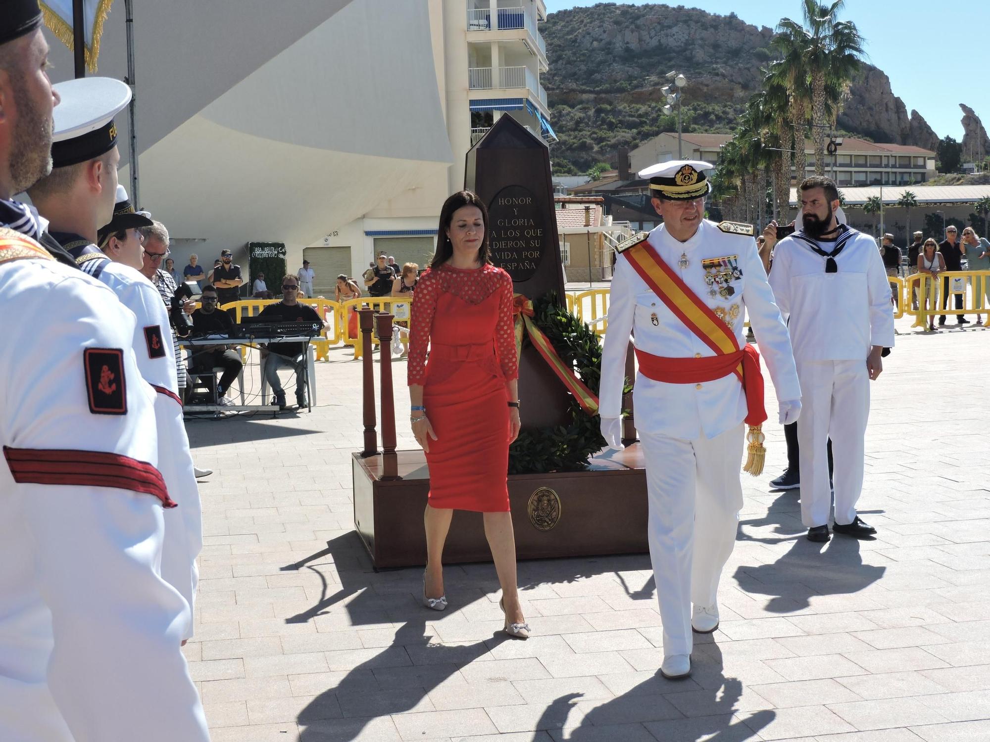 Jura de Bandera para personal civil en Águilas