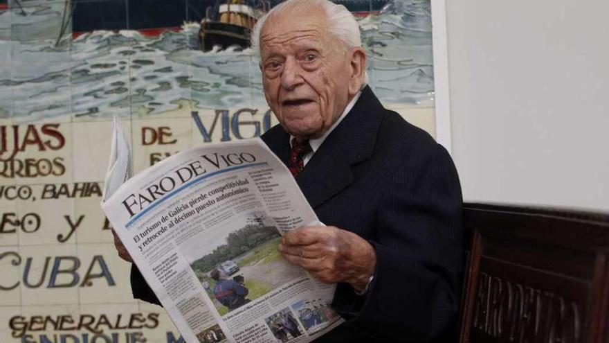 Juan Rodríguez Puga, ayer, en las instalaciones de FARO. // Ricardo Grobas