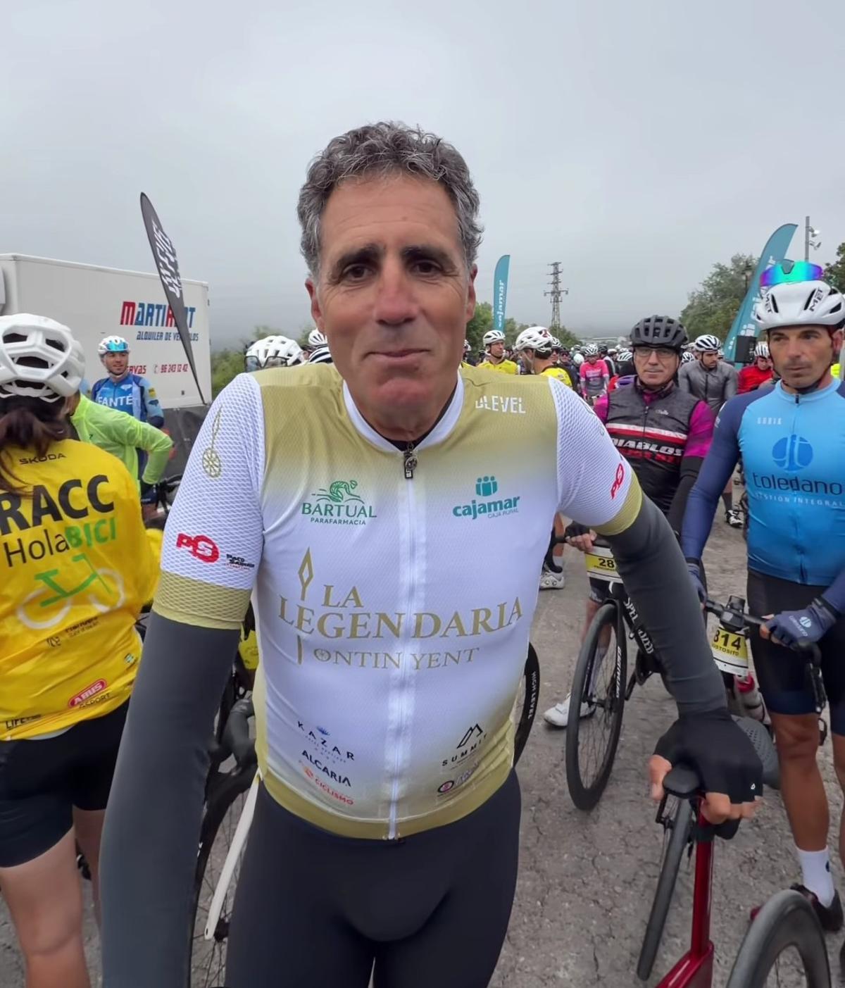 Miguel Induráin en La Legendaria de Ontinyent.