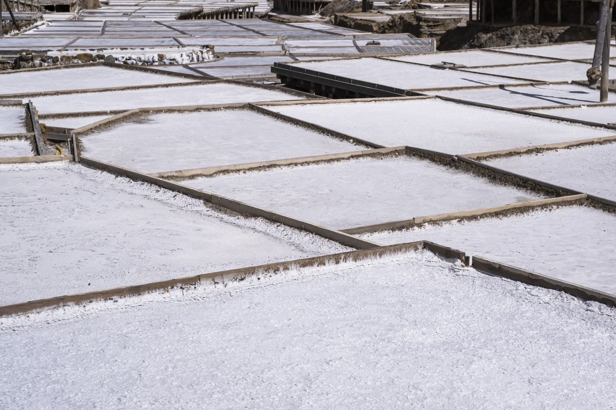 Al final de la visita, también nos podemos llevar a casa diferentes productos de sal de la fabrica