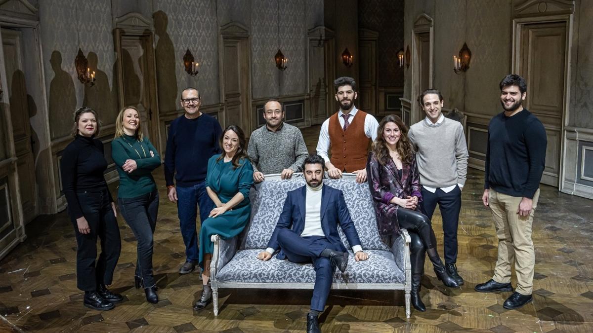 El elenco de "Don Giovanni" de Mozart que se estrena este jueves en Les Arts.
