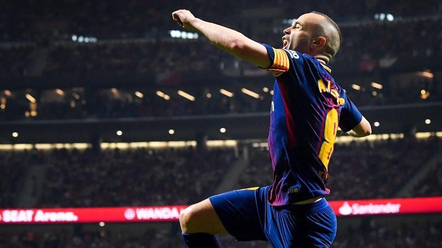 Se cumplen cuatro años del último gol de Iniesta con la camiseta del Barça