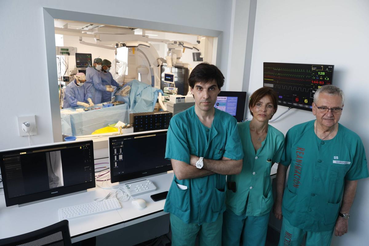 El servicio de Angiología y Cirugía Vascular ya ha realizado dos intervenciones con este procedimiento.