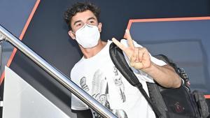 rozas54219275 jerez  23 julio 2020 marc m rquez  entrando en su motorhome 200723122230