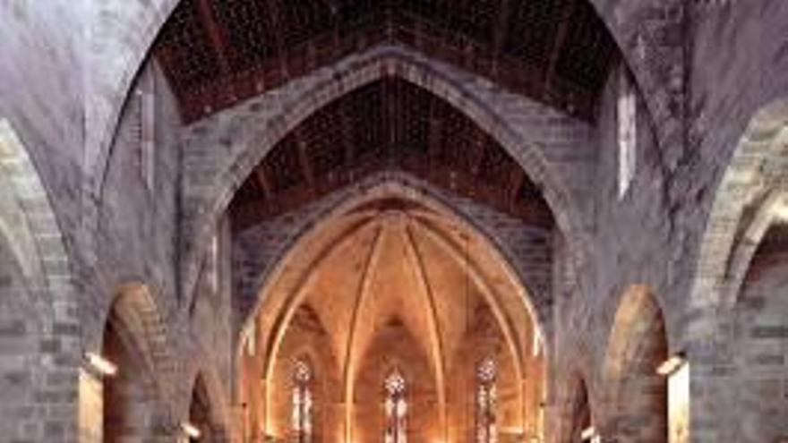 Interior de l&#039;església del Carme.