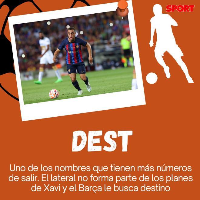 Sergiño Dest, salida prioritaria para el Barça