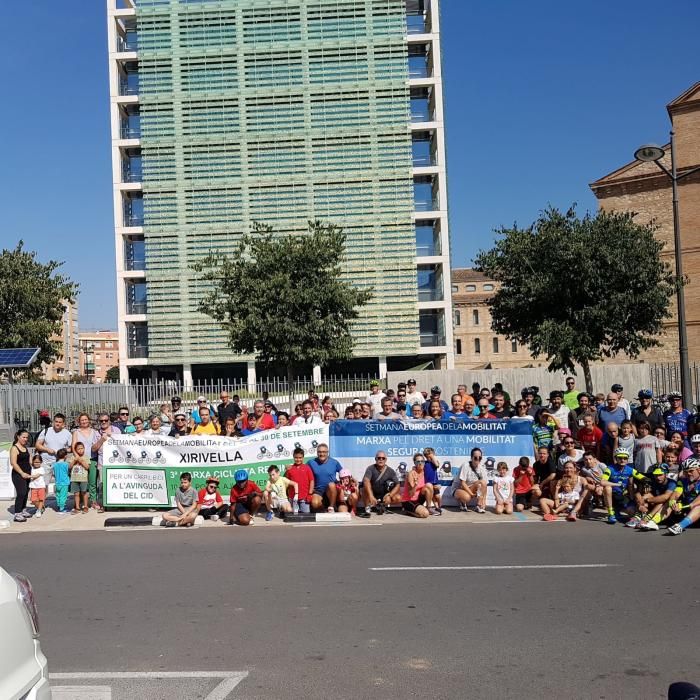 Marcha en bici desde los tres municipios.