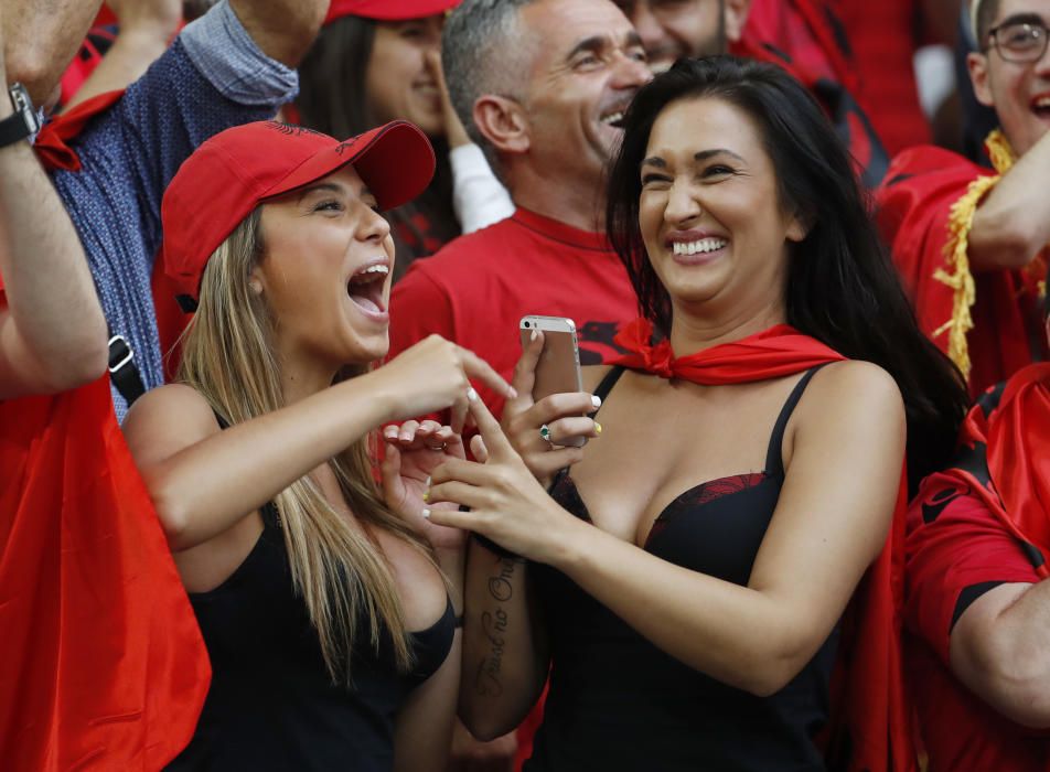 Las bellezas de Albania en la Eurocopa