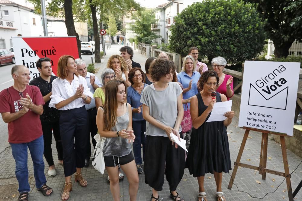 Inauguració de les oficines de «Girona Vota»