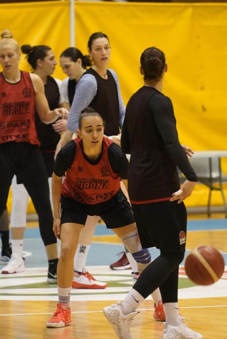 «Media Day» de l'Spar Citylift Girona abans de la Copa de la Reina