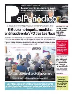 La portada de EL PERIÓDICO del 22 de abril de 2026