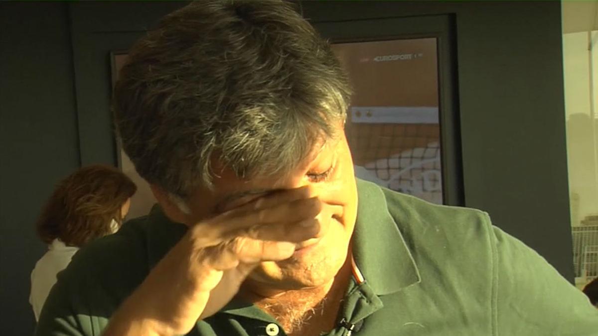 Toni Nadal se emociona al hablar de Rafa