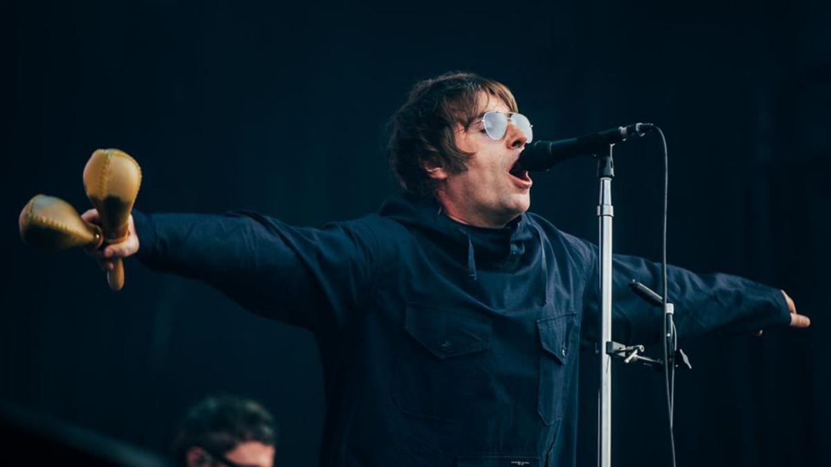 Liam Gallagher, durante su actuación en Santiago.  | // ÓSCAR CORRAL/EFE