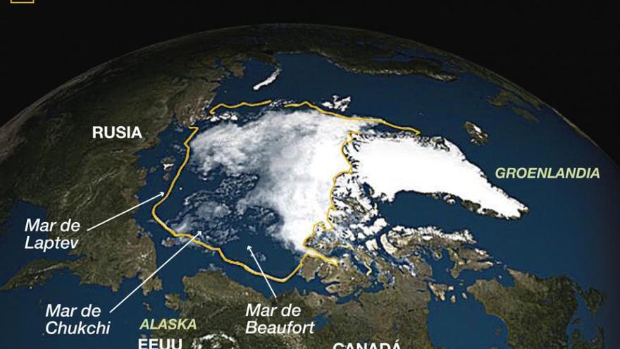 La extensión del hielo marino en el Ártico y el Antártico es la más baja en un mes de enero