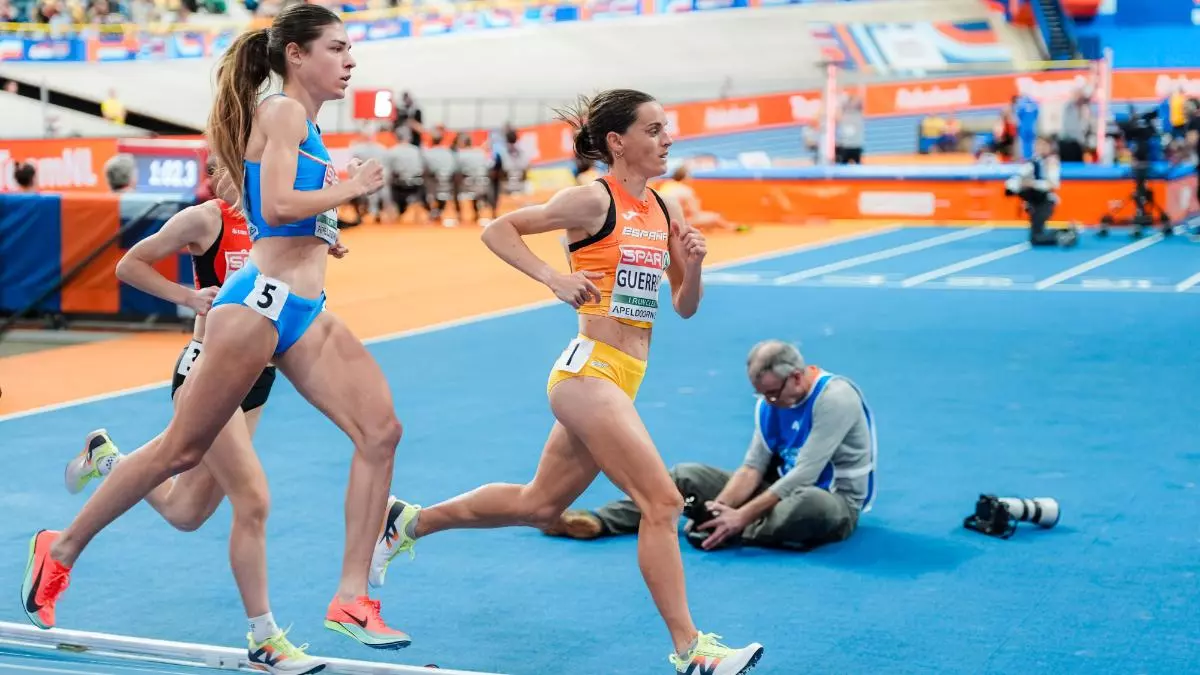 Esther Guerrero, única finalista del cuarteto español del 1.500