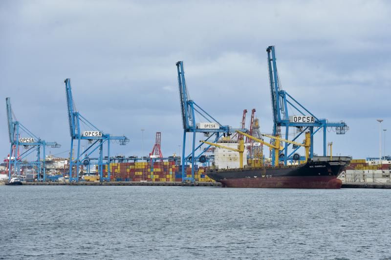 Actividad en el Puerto de Las Palmas de Gran Canaria