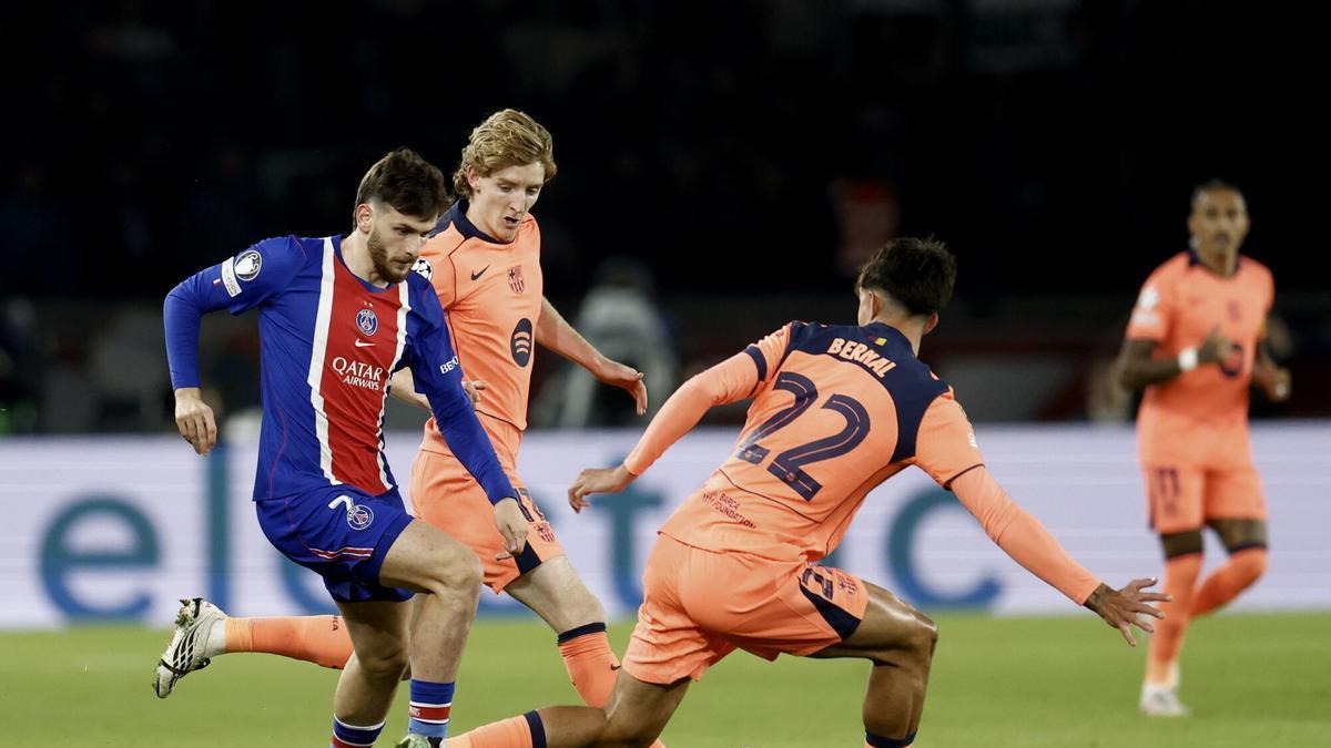 El 1x1 del Barça contra el PSG al descanso