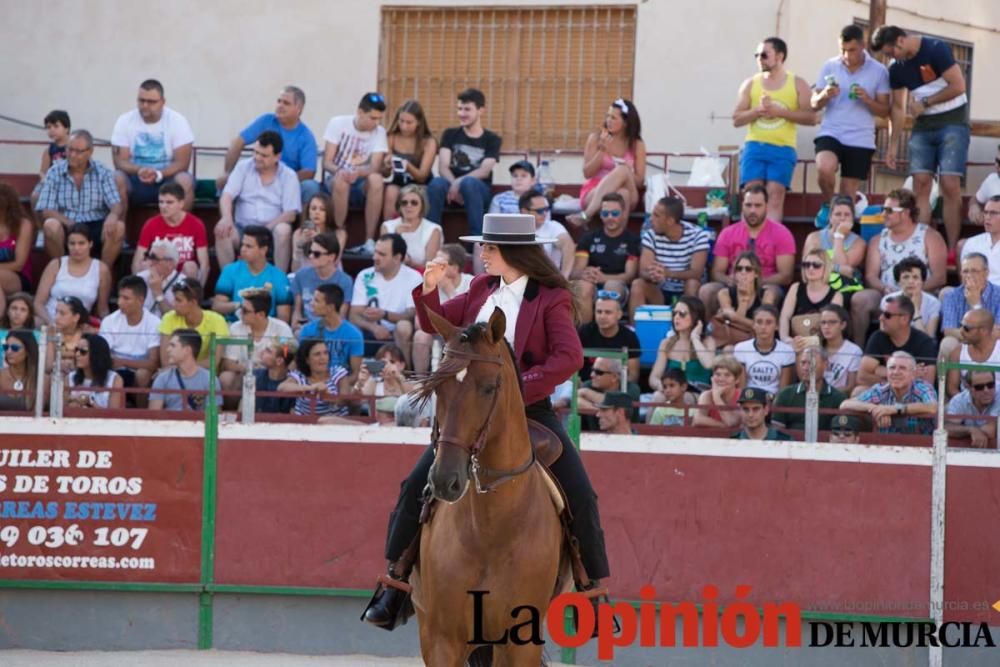 Primera novillada en Blanca