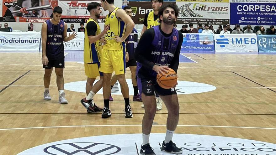 Jovi Merencio, en un partido de esta pasada campaña